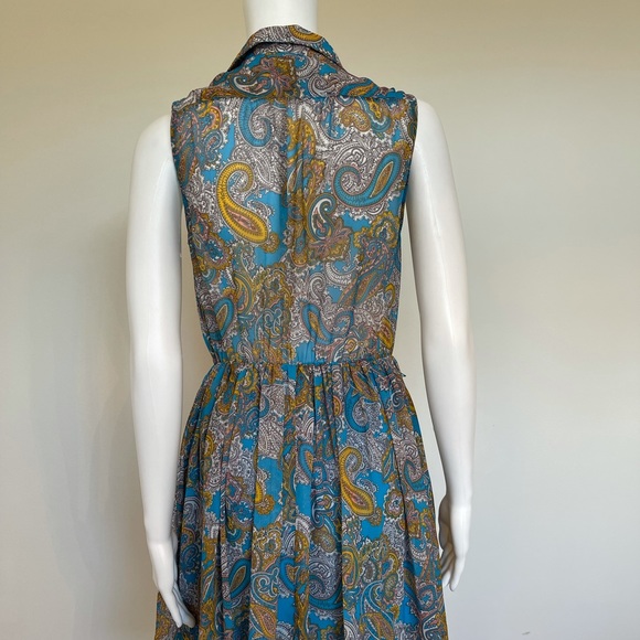 H&M Casbah Print Chiffon Dress - Fun and Elegant/ Size 6 - Picture 7 of 12